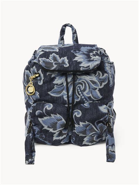 chloe mini backpack sale|chloe backpack mini denim.